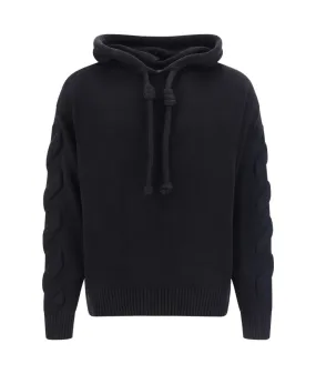 3D DIAG KNIT HOODIE