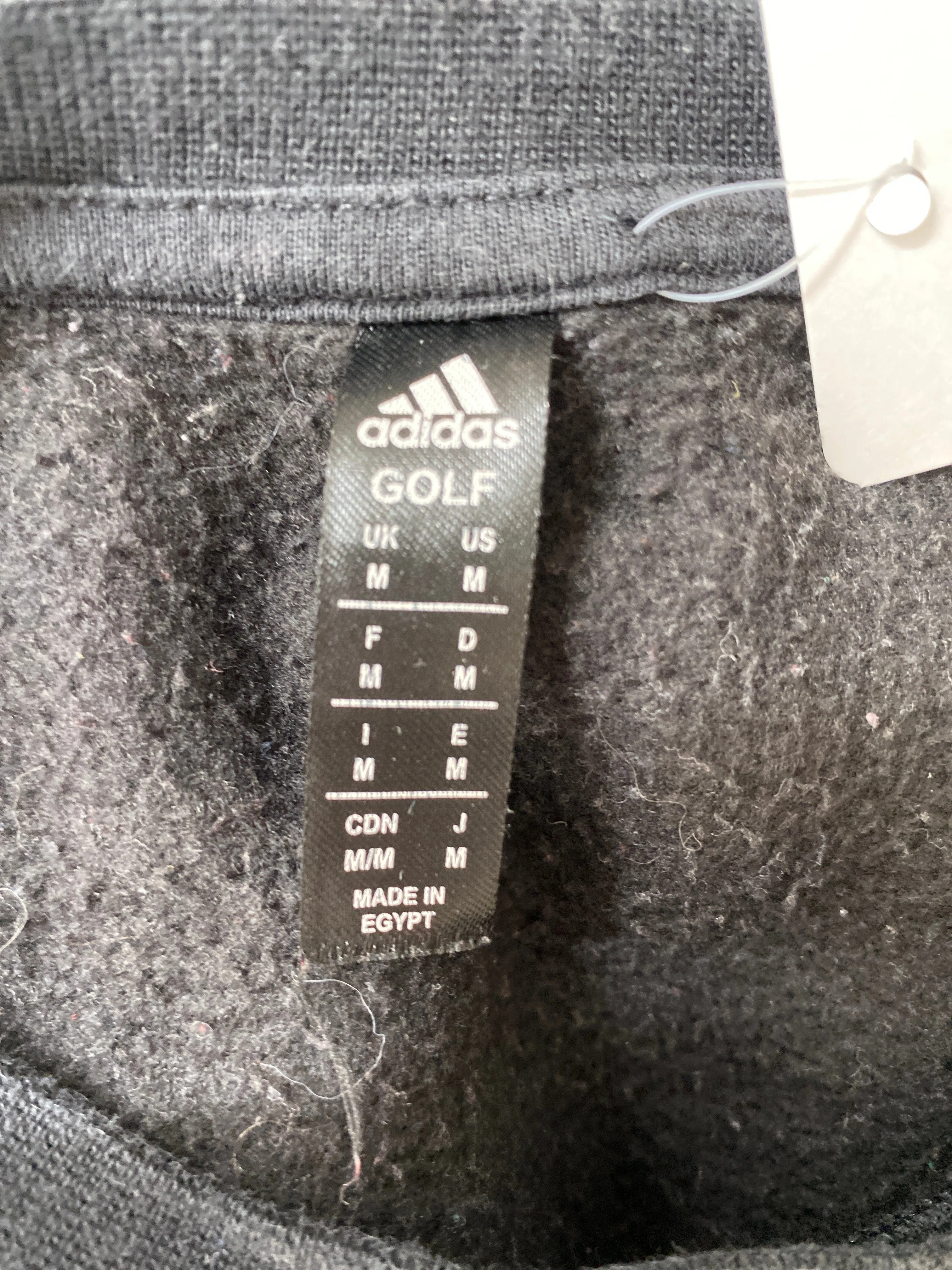 Adidas Black Golf Sweatshirt, M