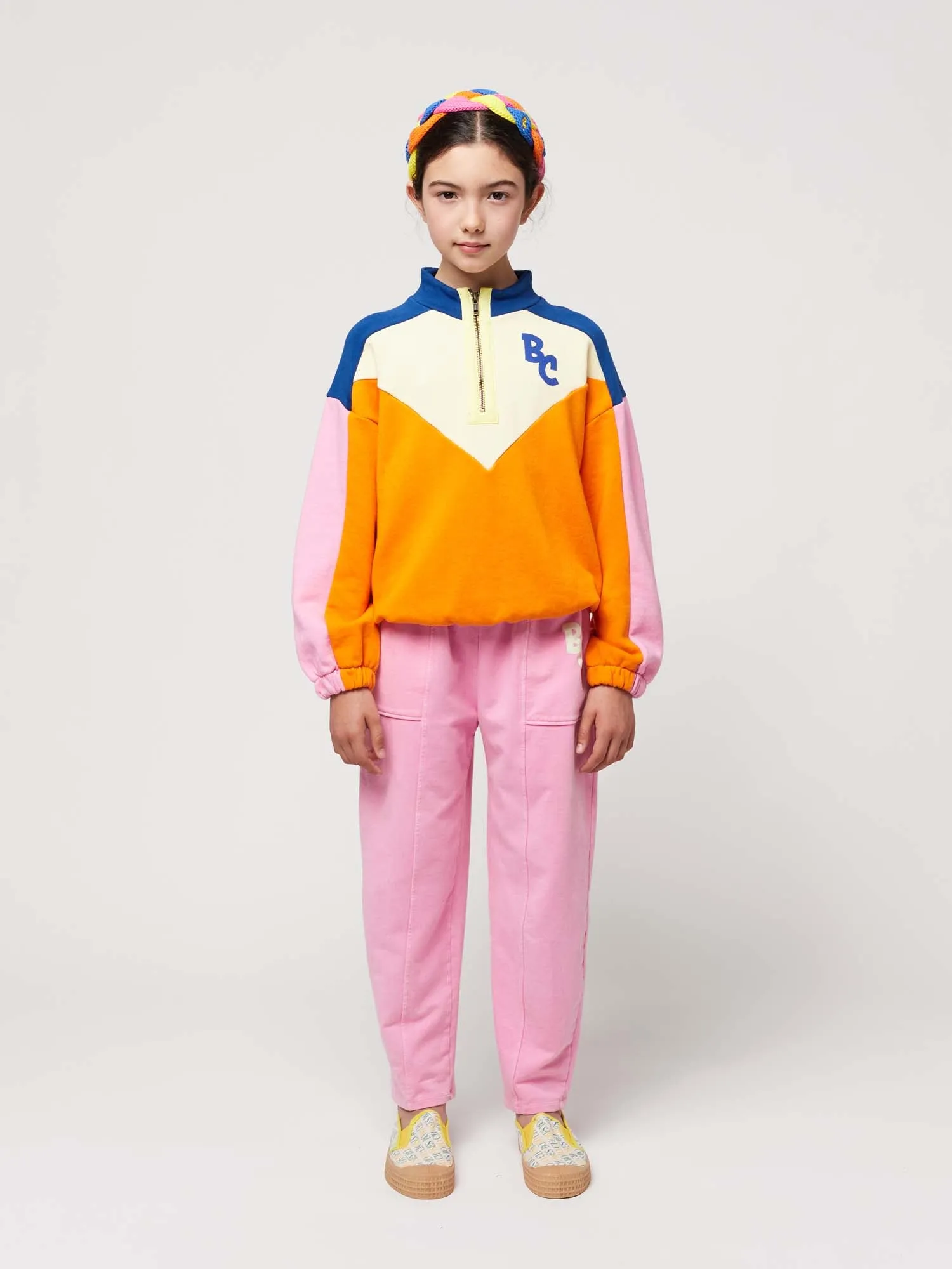 BC Color Block Zipped Sweatshirt