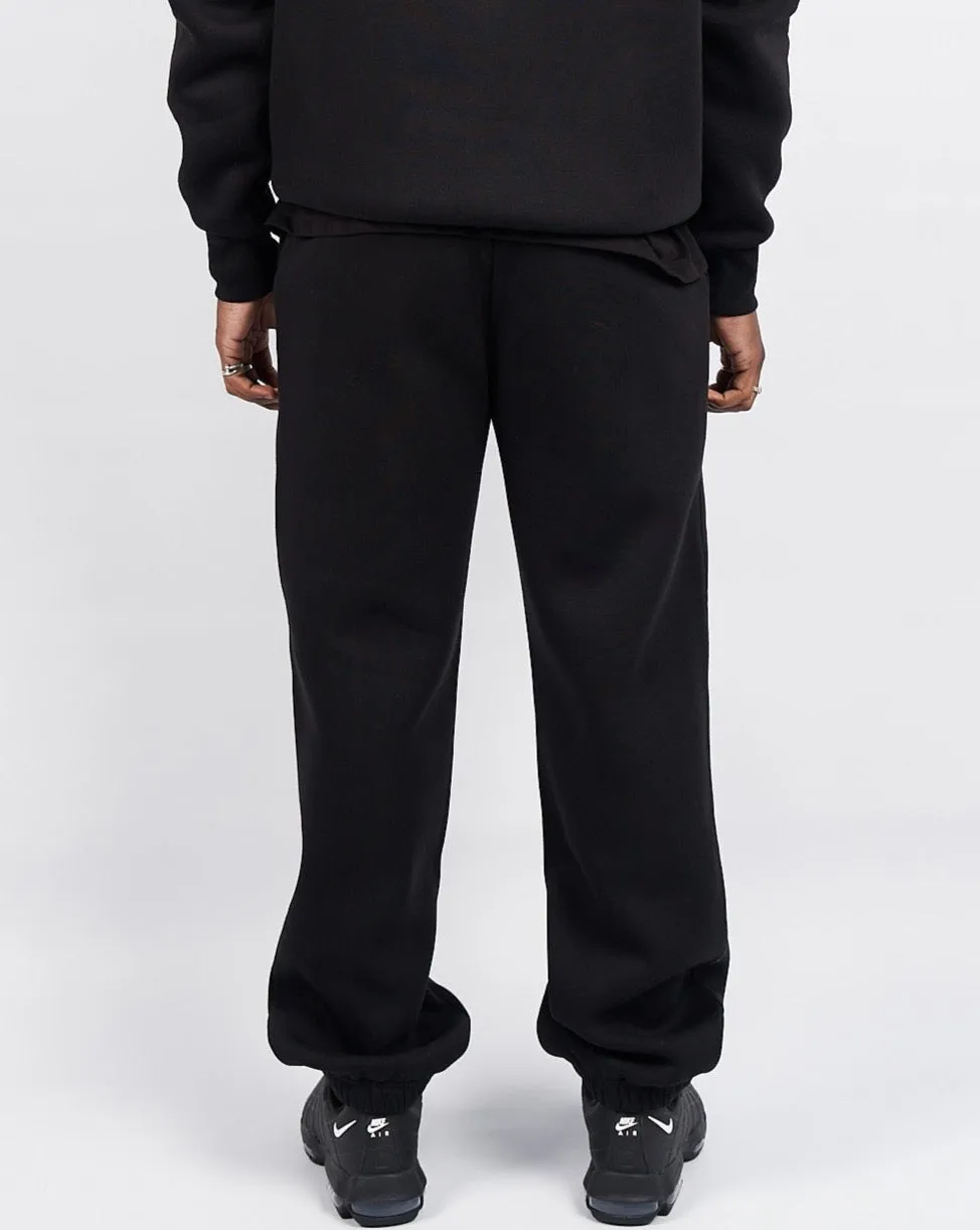 Black Racer Badge Joggers