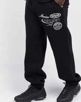 Black Racer Badge Joggers