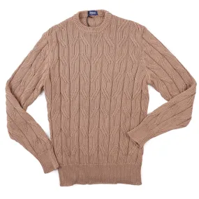 Drumohr Cable Knit Cotton Sweater