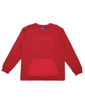 EMBROIDERY PATCH SWEATER (RED)