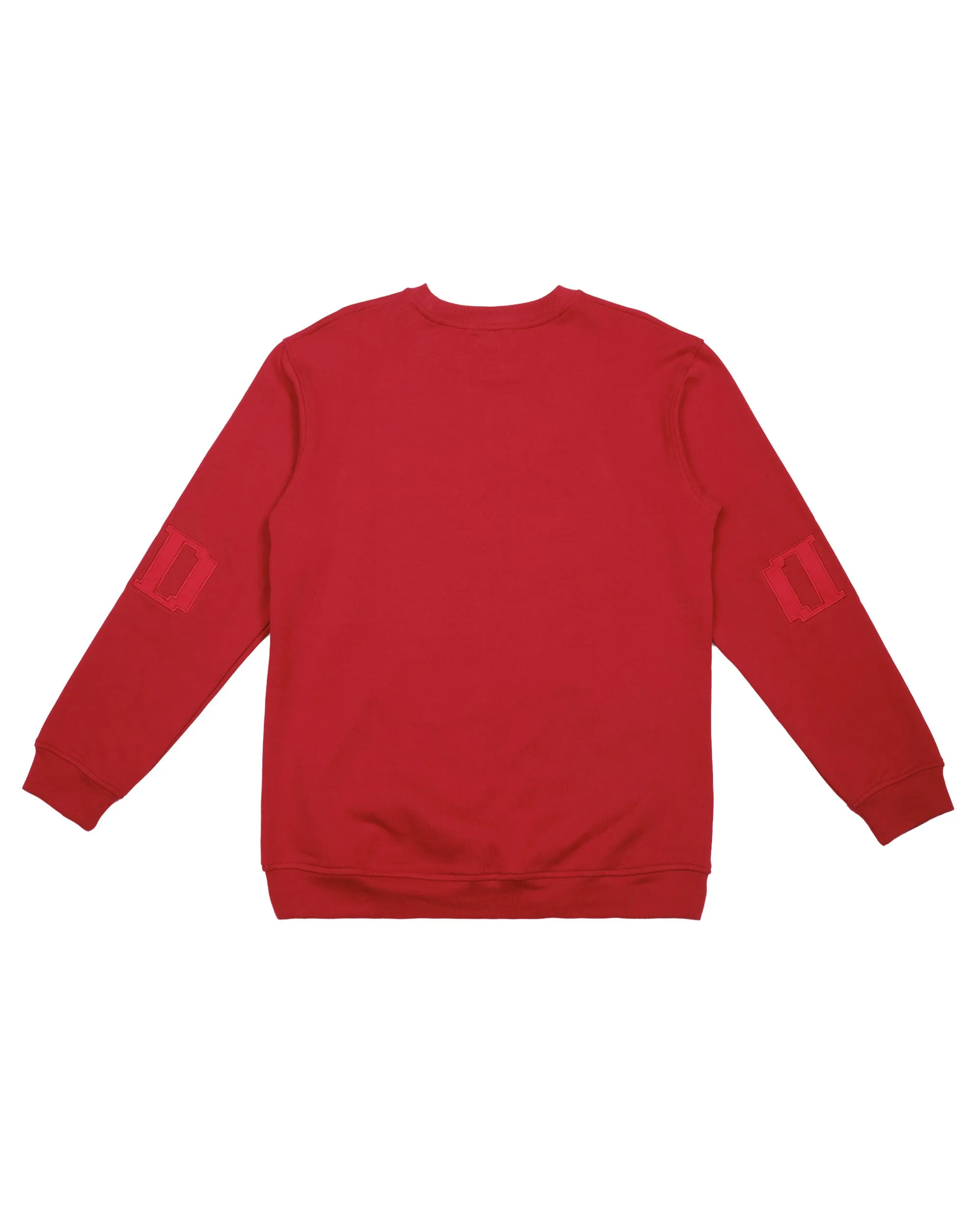 EMBROIDERY PATCH SWEATER (RED)