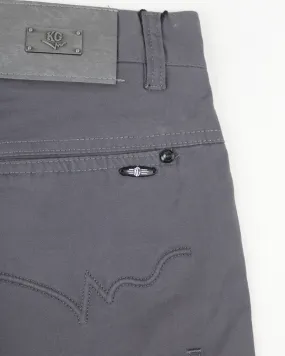 KG Dark Grey Classic Fit Chinos