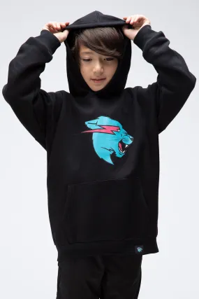 KIDS PANTHER HOODIE - BLACK