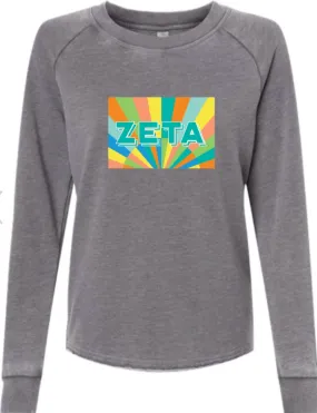 Sunray Lazy Day Pullover - Zeta Tau Alpha